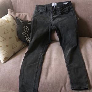 Frame denim high waisted skinny jeans